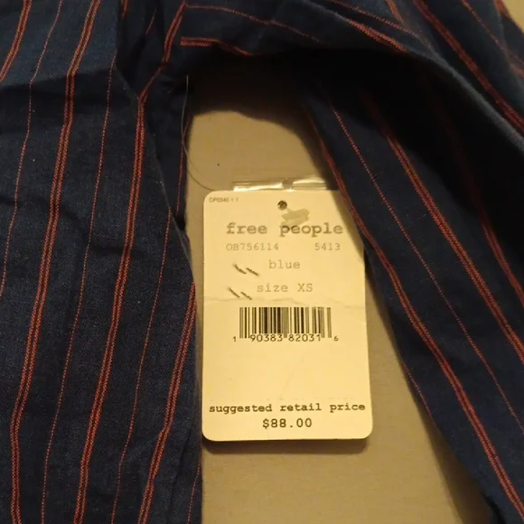 Free People Shirt XS NWT - Picture 4 of 6